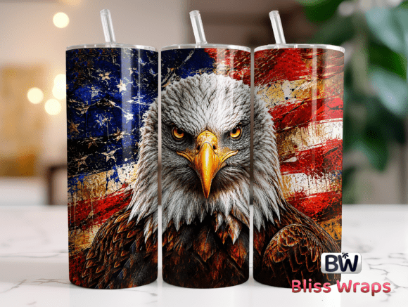 Download Patriotic Eagle Tumbler Wrap Sublimation - Patriotic eagle tumbler Collection